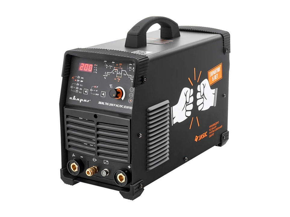 Аппарат аргонодуговой сварки REAL TIG 200 P AC/DC BLACK (E201B)